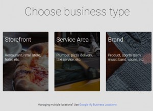 choose a business type